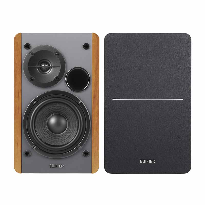 Bocina Edifier R1280ts Color Café Con Salida Subwoofer