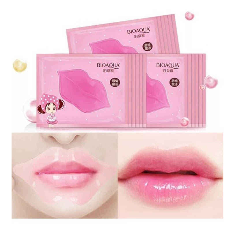 50 Parches De Colágeno Para Labios + 50 Parches De Colágeno Para Ojos