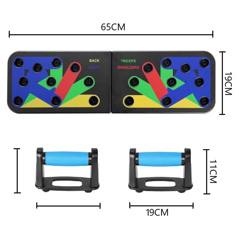 Tabla para Lagartijas, Pecho, Hombro, Espalda y Tríceps