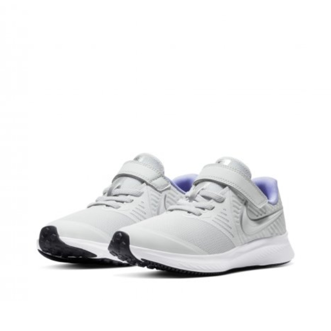 TENIS NIKE STAR RUNNER GRIS/NIÑAS AT1801-007