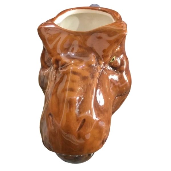 Jurassic World T-Rex Taza 3D Dinosaurio Cerámica
