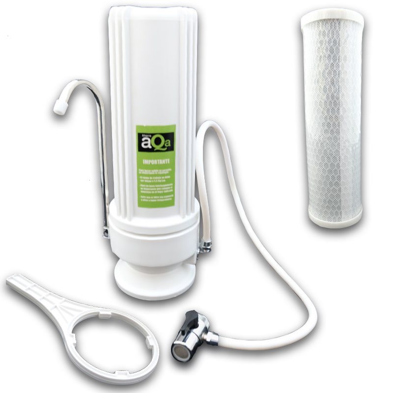 Filtro Purificador de Agua Paso 2 con Un Cartucho de Carbón Activado y Cáscara de Coco