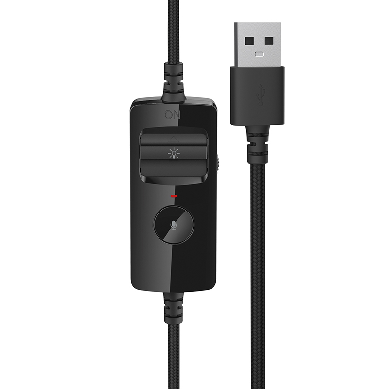 Audífonos Gamer Edifier G4 Te Sonido 7.1 Usb Rgb Color Negro