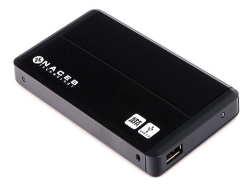 Gabinete Disco Duro 2.5 Sata Usb 2.0 Aluminio Naceb Na-280