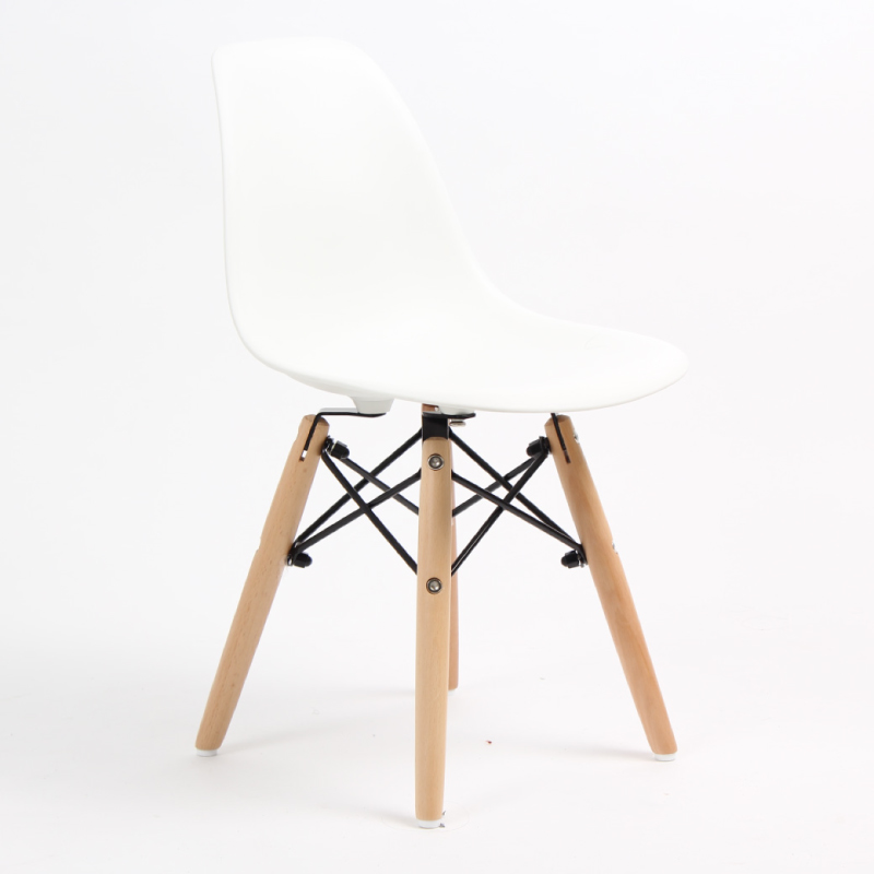 Comedor Infantil Moderno - Juego de Dos sillas y una Mesa | Blanco & Madera