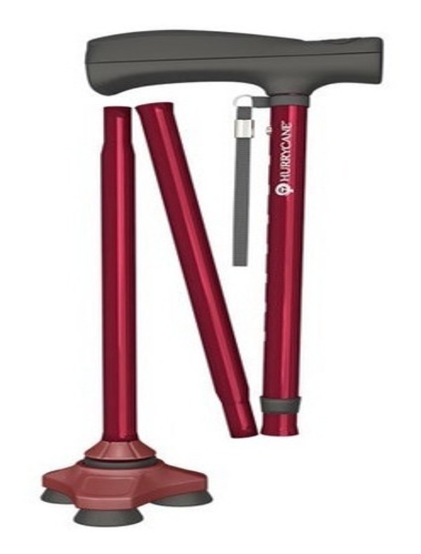 Baston Hurrycane Plegable Aluminio 3 Apoyos Ajustable