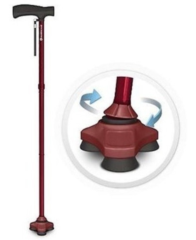 Baston Hurrycane Plegable Aluminio 3 Apoyos Ajustable