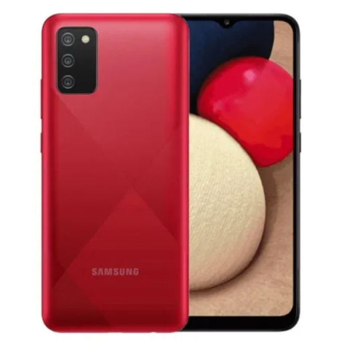 Samsung Galaxy A02S 64 GB + 4 GB RAM Dual Sim Desbloqueado Rojo
