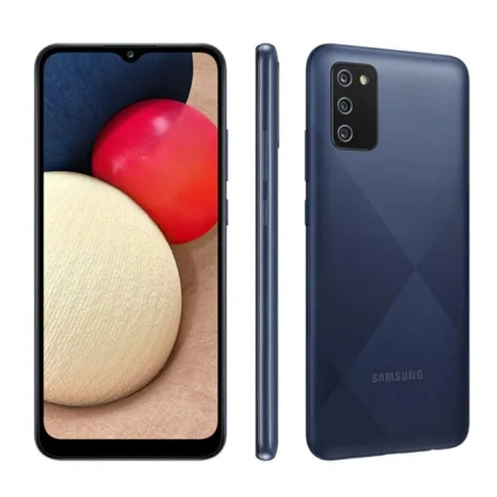 Samsung Galaxy A02S 64 GB + 4 GB RAM Dual Sim Desbloqueado Azul