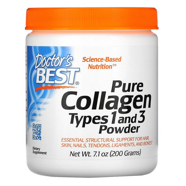 Colágeno,Doctor's Best, 200 g. Mejora la Salud de la Piel , Cabello y Uñas