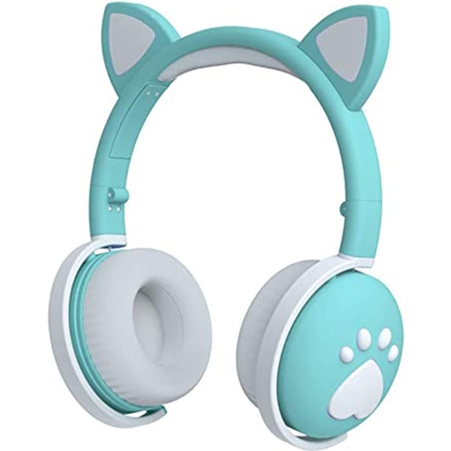 Audifonos Bluetooth Inalambricos Kawaii Diadema Manos Libres Led