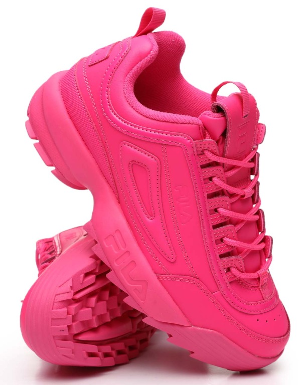 TENIS FILA DISRUPTOR II PREMIUM MUJER ROSA 5XM01295-650