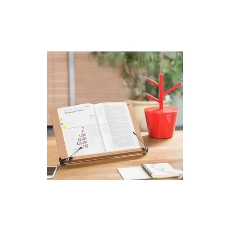 Soporte para Libros Estilo Madera Sysmax 661393 - Café