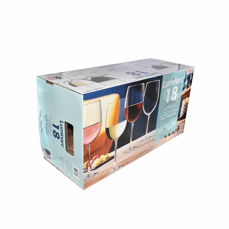 Copas Para Vino Luminarc Elegantes de Cristal Juego de 18 Pzas