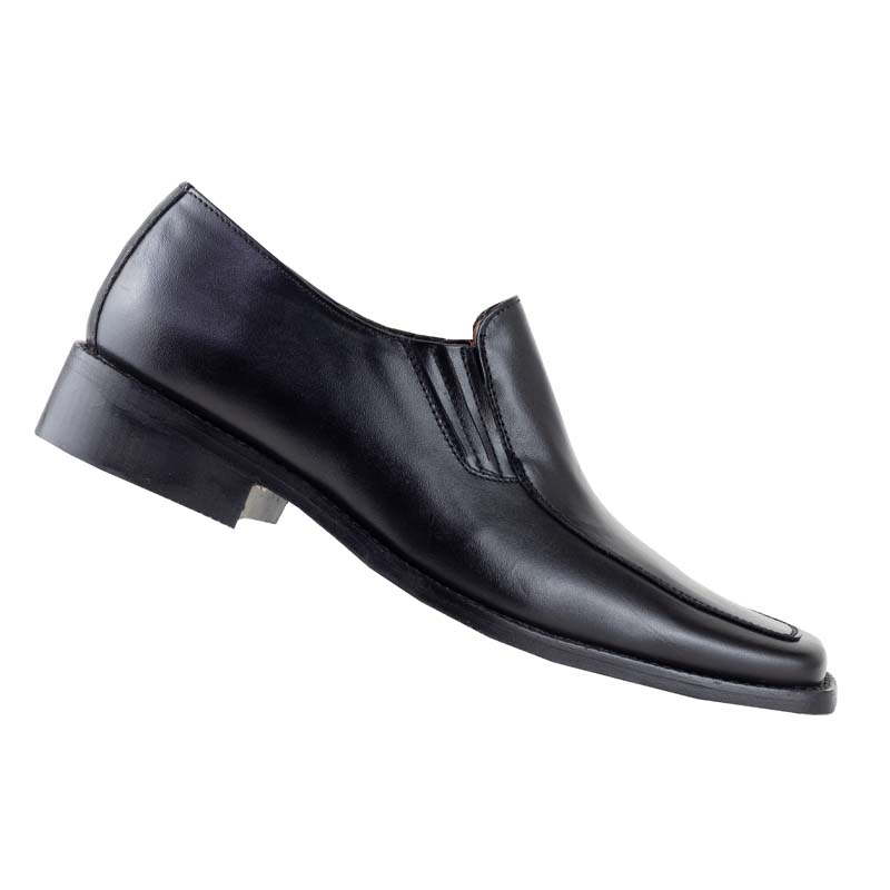 MOCASINES CLASICOS KARSSON SUELA DE CUERO 738 NEGRO JUVENIL