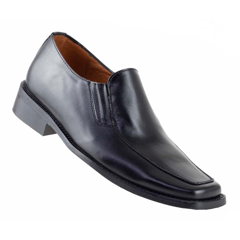 MOCASINES CLASICOS KARSSON SUELA DE CUERO 738 NEGRO JUVENIL