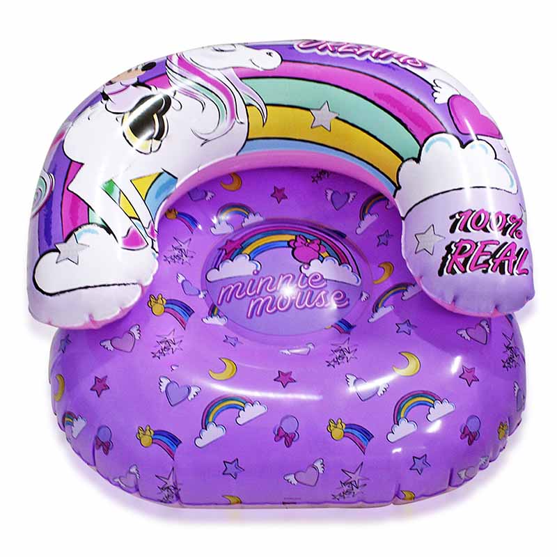Sillón inflable Minnie Mouse para niños