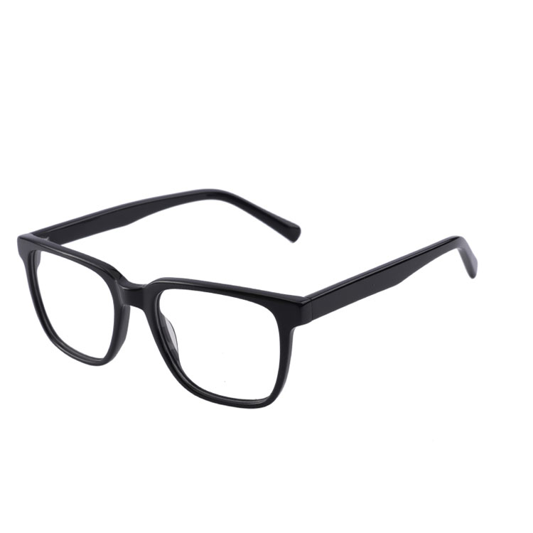 Lentes Ópticos Fer Armazón Acetato Rectangular Negro By Rebel