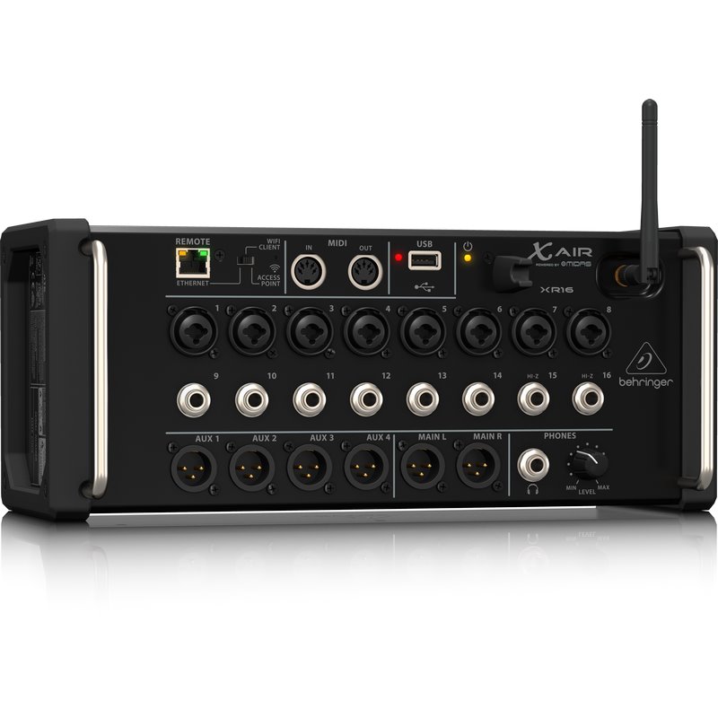 Mezcladora Digital 16 Ch Behringer XR16-Negro