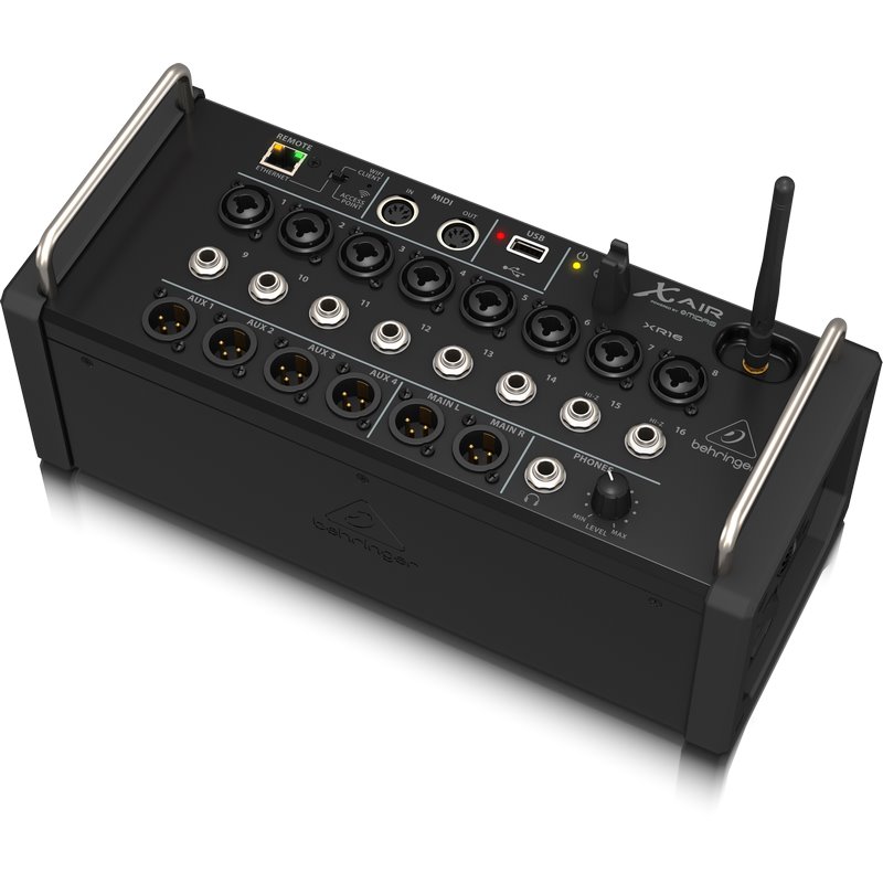 Mezcladora Digital 16 Ch Behringer XR16-Negro