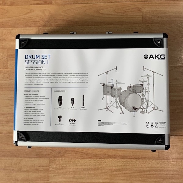 Kit 7 Micrófonos P/ Batería, Akg Drum Set Session I