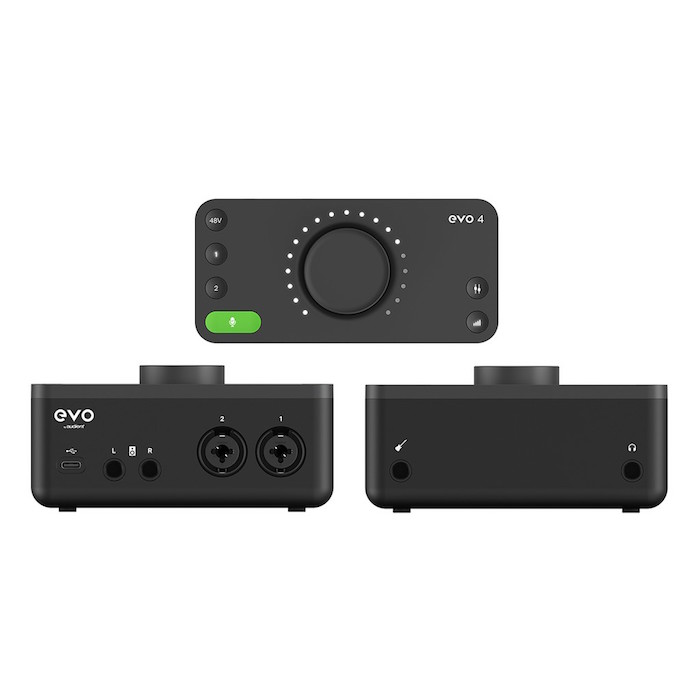 Interfaz De Audio Usb Plug & Play 2 In 2 Out Audient Evo 4