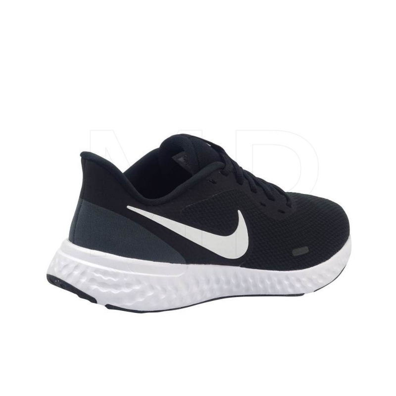 TENIS NIKE REVOLUTION 5 NEGRO BLANCO MUJER BQ3207-002 RUNNING