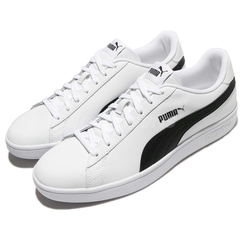 TENIS PUMA SMASH V2 BLANCO NEGRO HOMBRE 365215-01