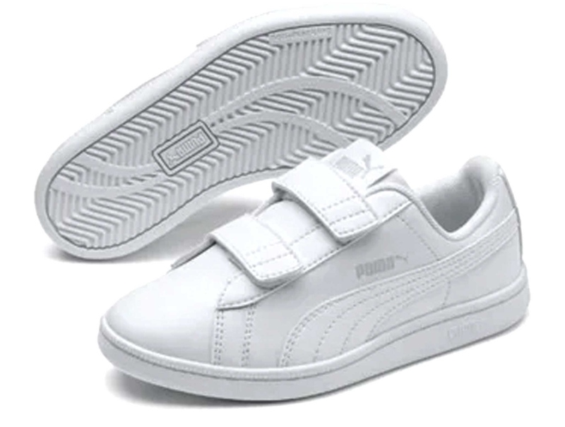 zapatos puma originales para niños blancos