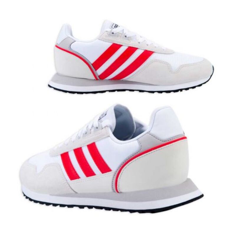 TENIS CASUAL PARA HOMBRE COLOR BLANCO ADIDAS 8K 2020 8035
