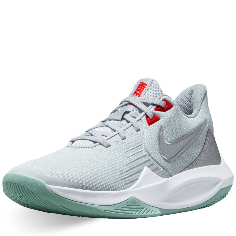 TENIS NIKE PRECISION 5 PURE BÁQUETBOL GRIS VERDE HOMBRE CW3403-002