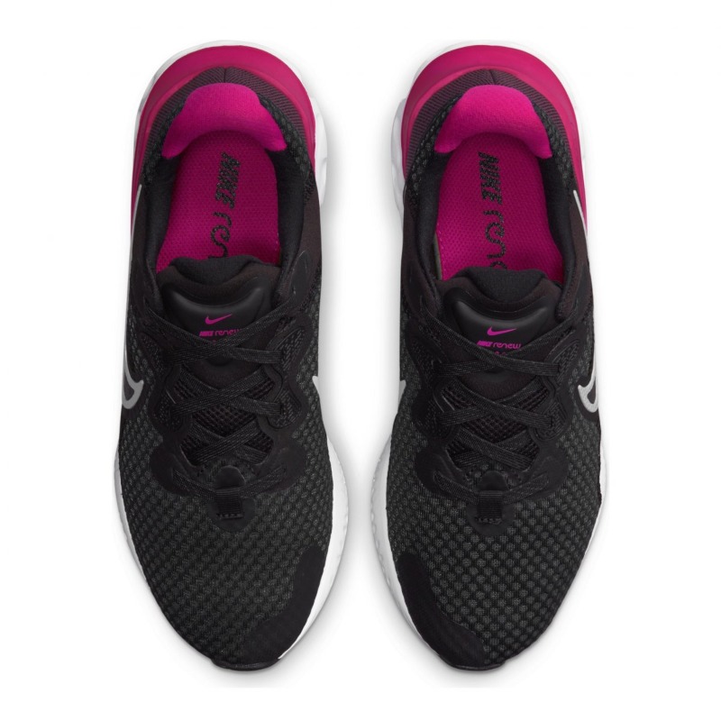 TENIS NIKE RENEW RUN 2 NEGRO FIUSHA MUJER CU3505-002