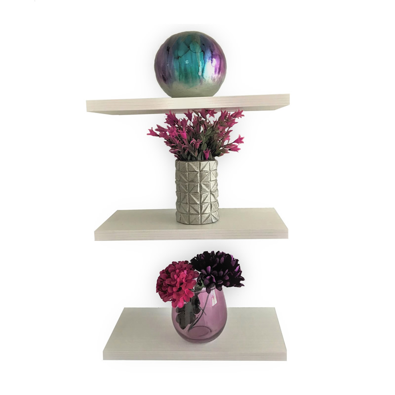 Repisas Flotantes Minimalistas de 30 cm x 15 cm Melamina Modernas Vintage