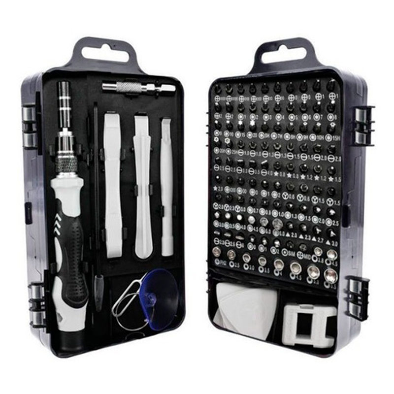 Set Dados Desarmadores Precisión 117p Kit Reparación Celular