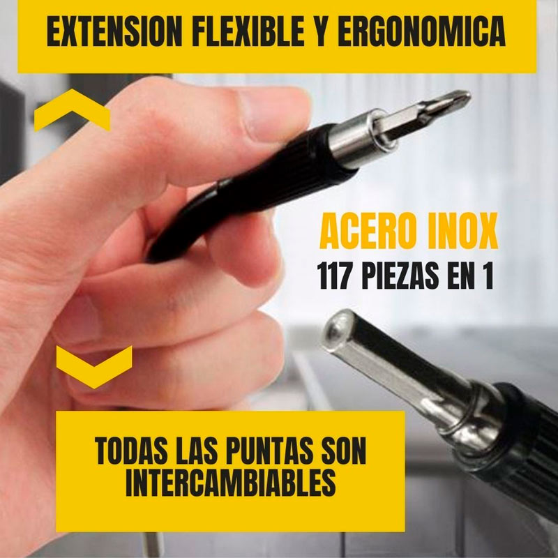 Set Dados Desarmadores Precisión 117p Kit Reparación Celular