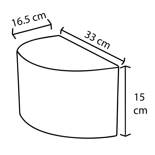 Maceta Plástico Pared Blanca Con Textura