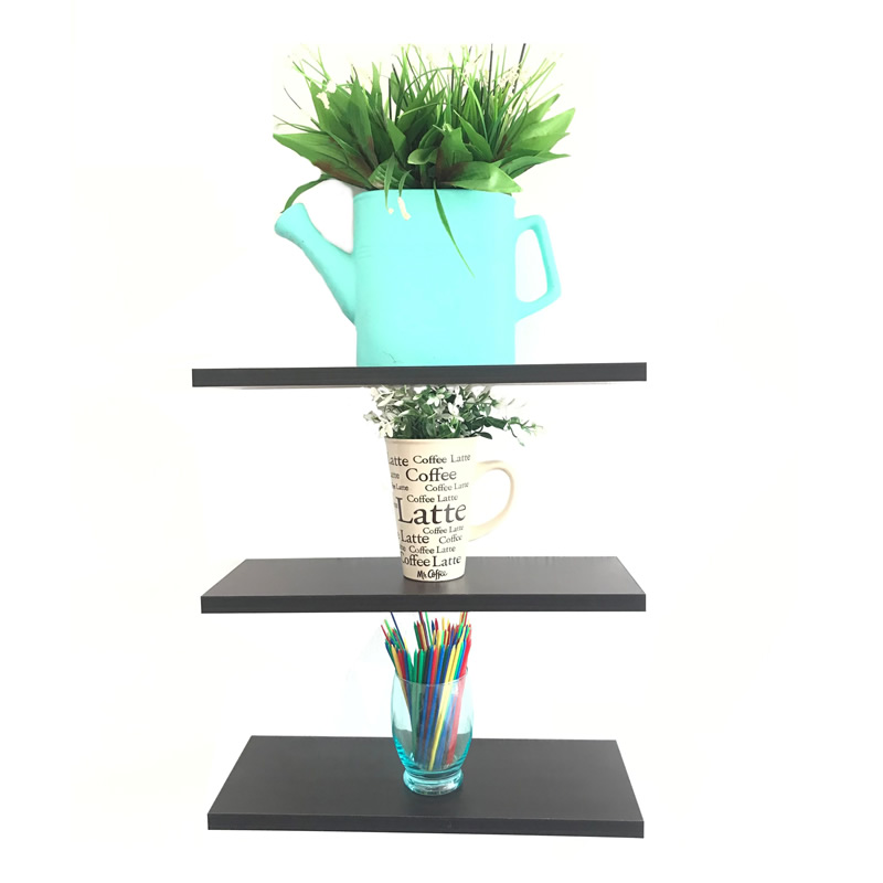 Set de 3 Repisas Flotantes Modernas de 40 cm x 15 cm Melamina Vintage