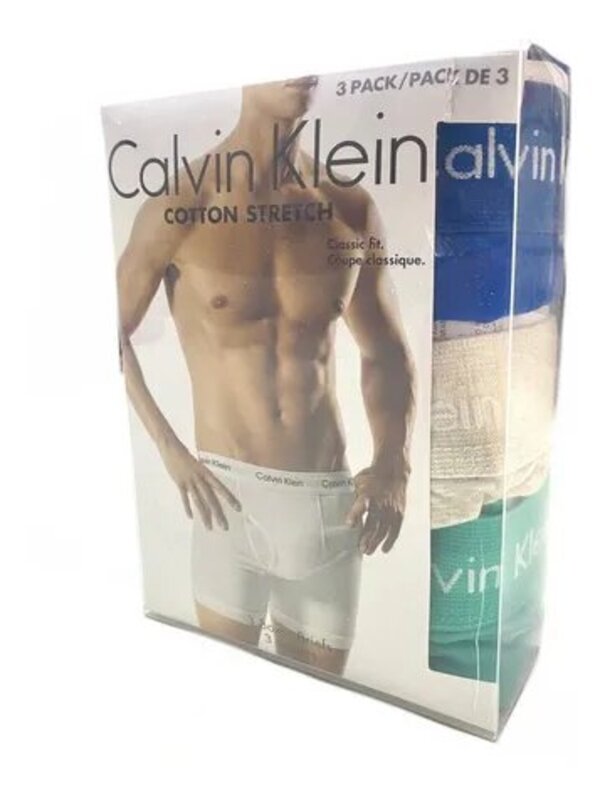 Boxer calvin klein brief 3 pack de Algodón Para Hombre