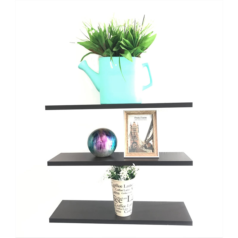 Set de 3 Repisas Flotantes Modernas de 50 cm x 15 cm Melamina vintage