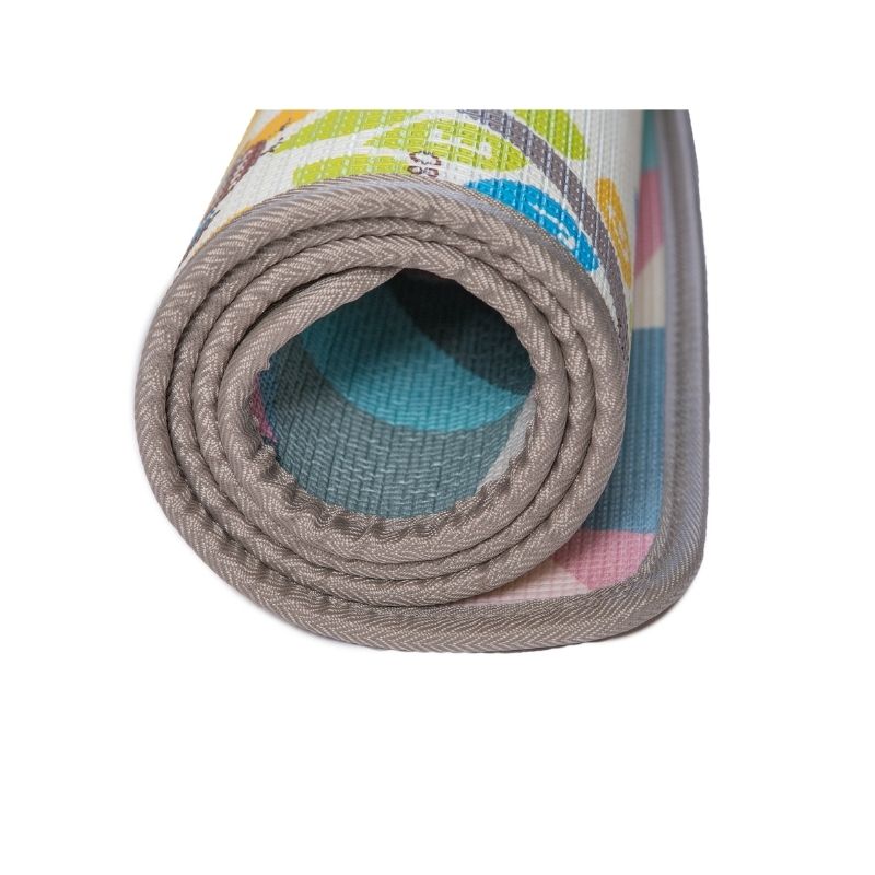 Tapete de juego Papu Baby enrollable multiusos 1.50 x 1.80 para bebés y niños