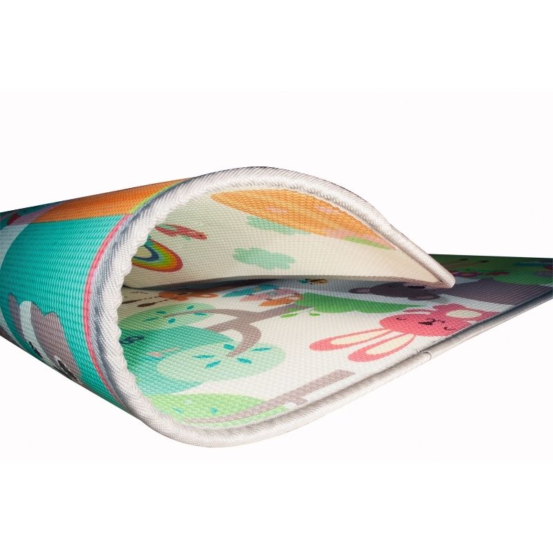 Tapete de juego Papu Baby enrollable multiusos 1.50 x 1.80 para bebés y niños