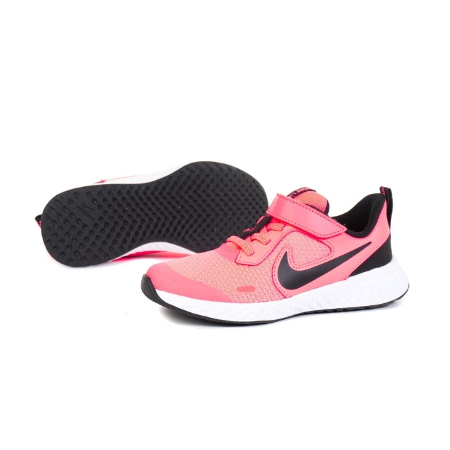 TENIS NIKE REVOLUTION 5 ROSA/NIÑAS BQ5672-602