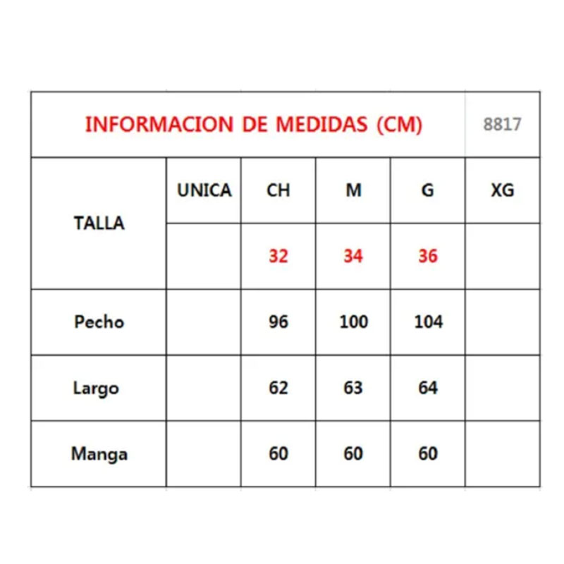 Blusa Moda Mujer Perlas Manga Larga V-8817