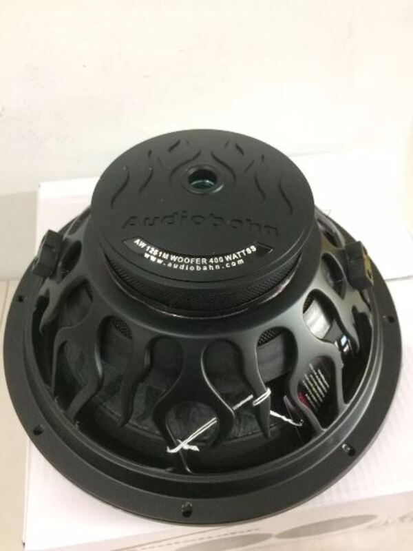 Woofer 12 Pg Doble Bobina Audiobahn 400 Watts Aw1251m
