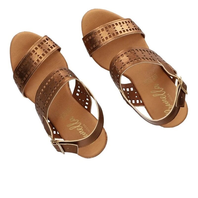 Sandalias Zapatos Mujer Tacon Zapatillas Plataforma 192 /z Dorado