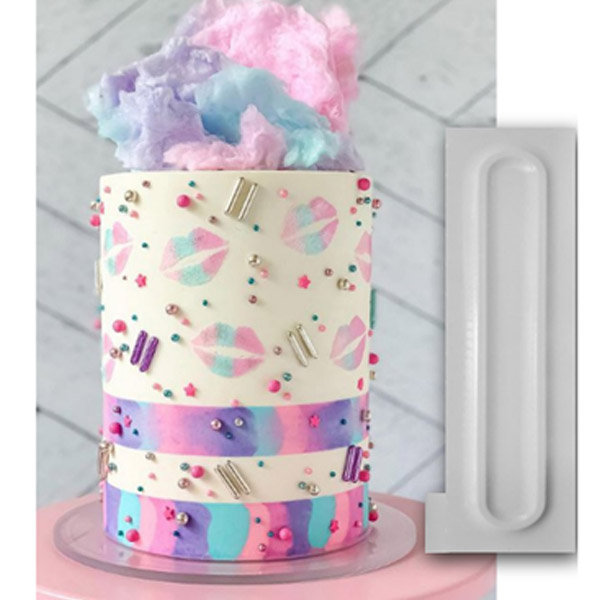 Peine Alisador Raspa Marcador Regla Pastel Fondant Reposteria