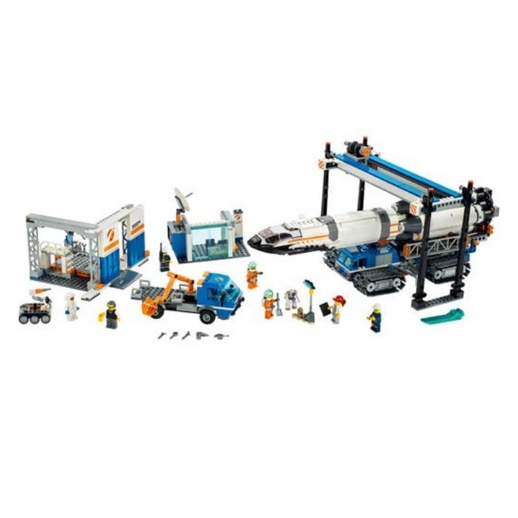Lego 60229 Ensamblaje y Transporte del Cohete