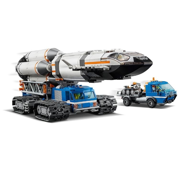 Lego 60229 Ensamblaje y Transporte del Cohete