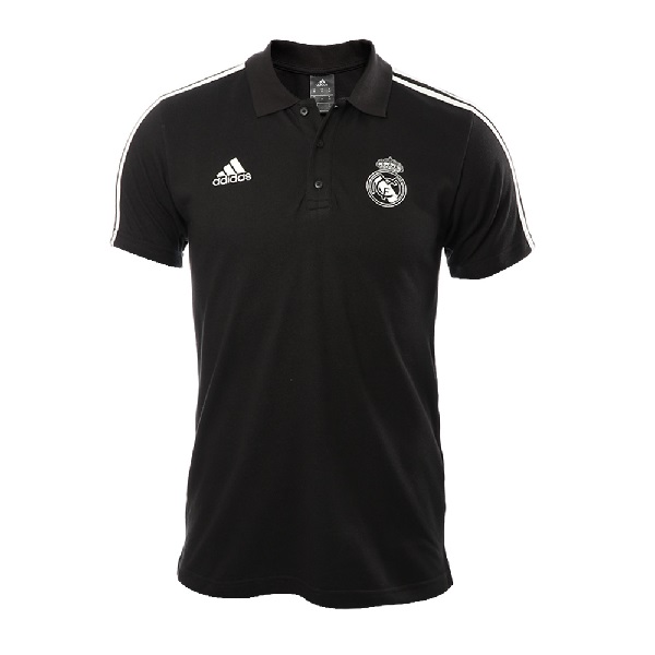 Playera Polo Adidas Caballero Real Madrid 3S FW18 Negro