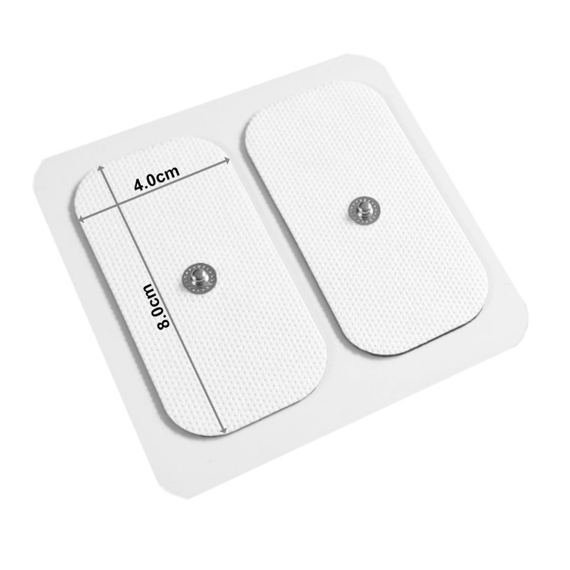 4 Electrodos Parches Pads Almoadhillas SensaMed 4x8 Beurer Em-41 Em-49 Em-80 Pinook Vak SOQI Electro Reflex Energizer